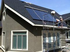 Solar panel install